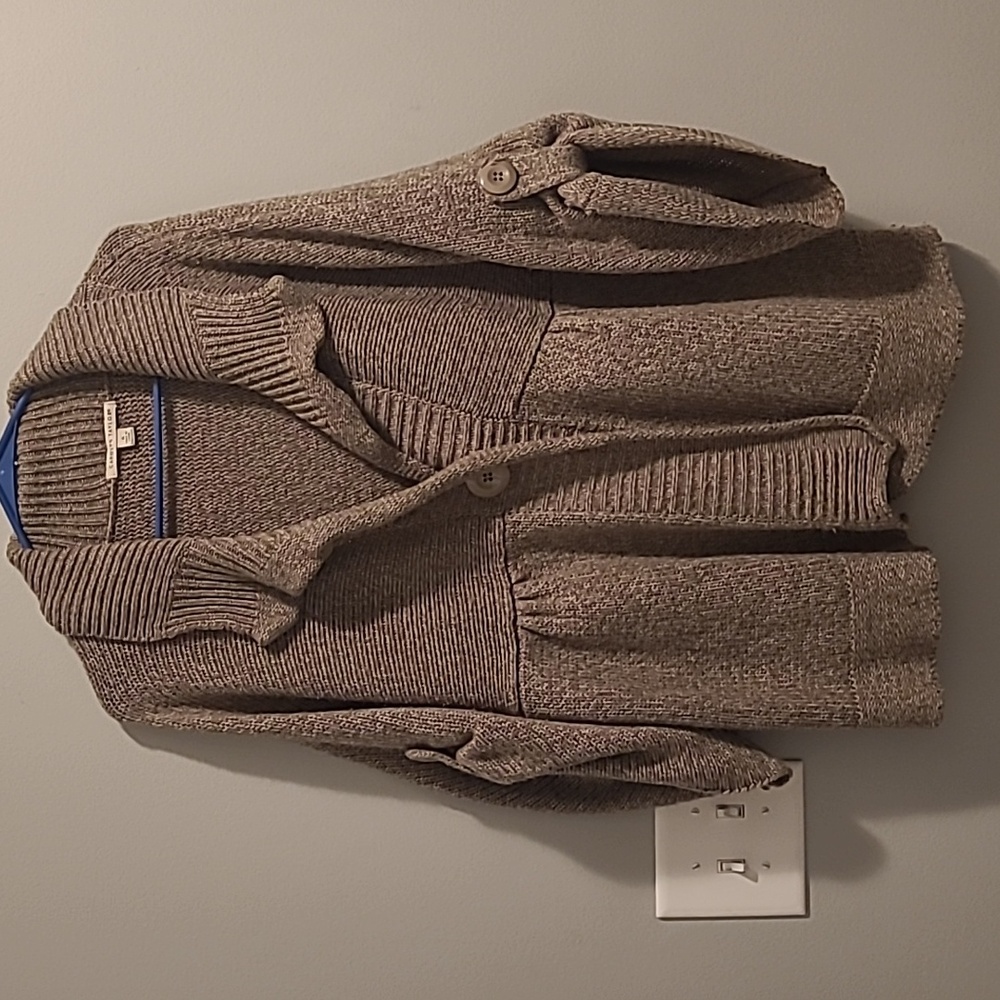 Tan Sweater Cardigan